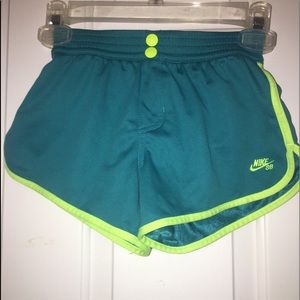 blue nike shorts with buttons(buttons don’t work)
